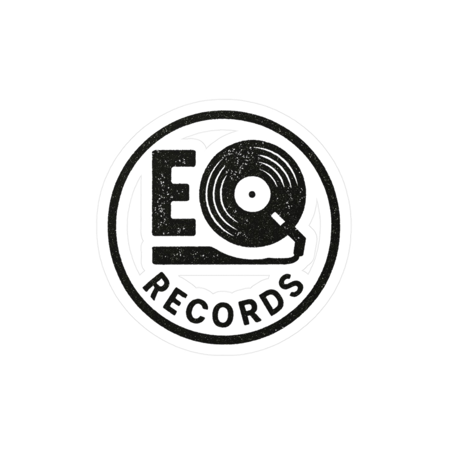 EQ Records Circle Vinyl Sticker